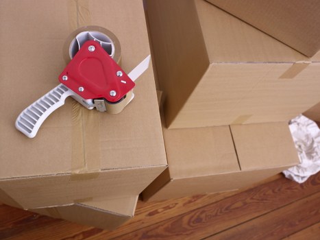 Commercial items moved with a man and van service
